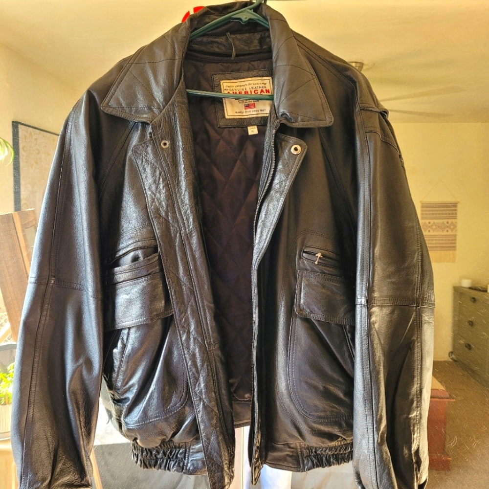 Men's XL leather jacket
